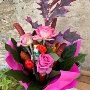 Klobásová květina či koš