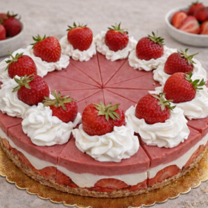 Jahodový cheesecake